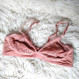 Honeydew Lace Dusty pink Peach Bra